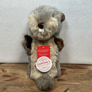 RARE Vintage Daphnes Gopher Golf Headcover Driver Head Covers Caddy Shack NWT